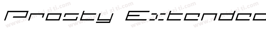Prosty Extended字体转换